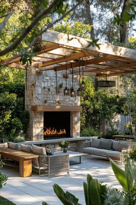 Outdoor Kitchen & Fireplaces detail 2