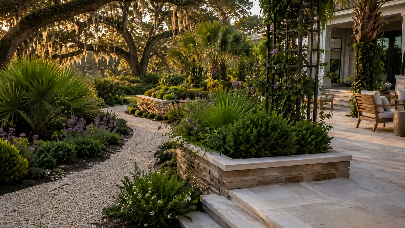 Savannah landscape portfolio project by Ibis Coastal Landscapes